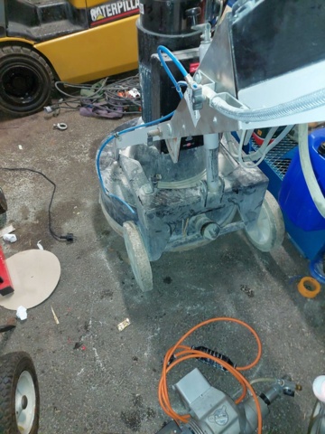 880723-12 Concrete grinder Floorman 700