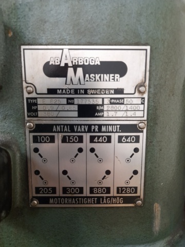 951063-3 Pillar drill Arboga E825