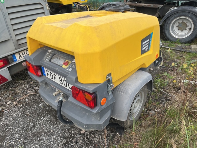 802672-10 Atlas Copco Compressor wagon XAS48 Reg.nr: FDF80C