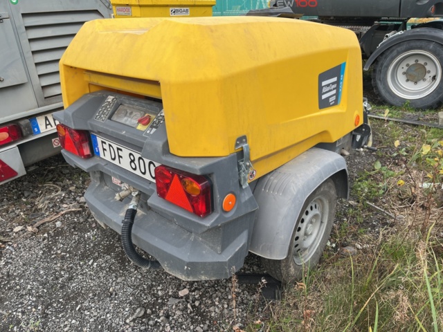 802672-11 Atlas Copco Compressor wagon XAS48 Reg.nr: FDF80C