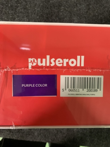 951125-3 Vibrating massage ball Pulseroll - Purple