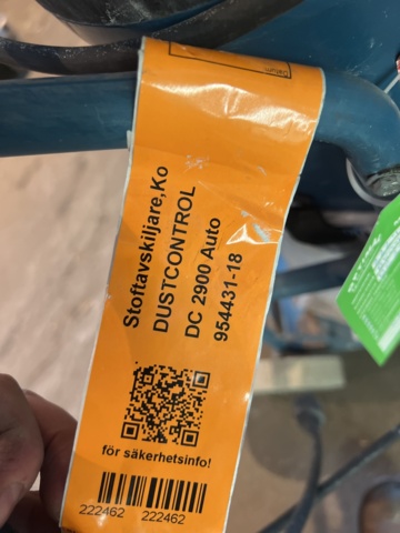 945954-6 Dust separator DC2900