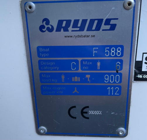 951437-31 Båt - Ryds (F588) 628
