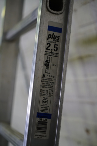 934127-4 Ladders Algo 4m, plus ladder 3m, plus ladder 2.5m