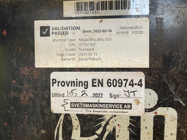 768209-8 Welding Migatronic MIG 505