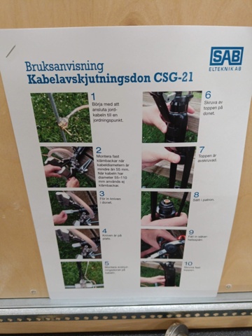 928527-3 SAB Cable release device CSG-21 NEW