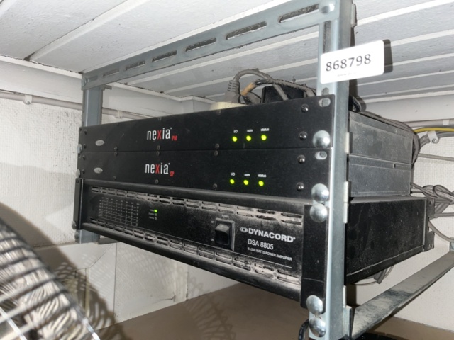 868798-1 Final stage rack Nexia PM / Dynacord DSA8805