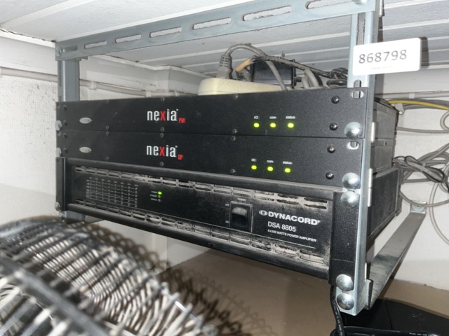 868798-3 Final stage rack Nexia PM / Dynacord DSA8805