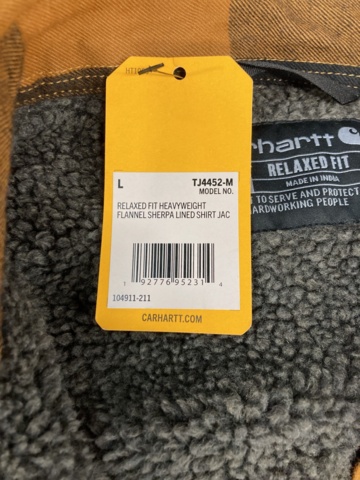 950554-3 Shirt jacket Carhartt Hubbard Sherpa Lined sL