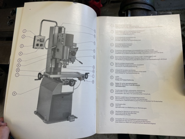 768351-16 Pillar drill/milling machine Modigs UBM 30