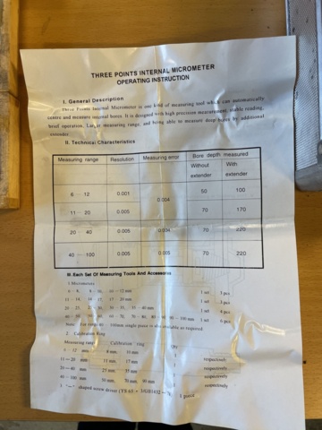 768355-5 3-point micrometers Kunth