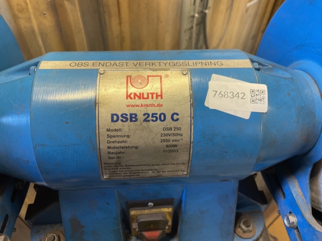 768342-2 Tool grinder Knuth DSB 250 C
