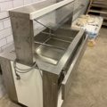 887137-3 Hot buffet with double tray lanes