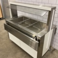 887137-6 Hot buffet with double tray lanes