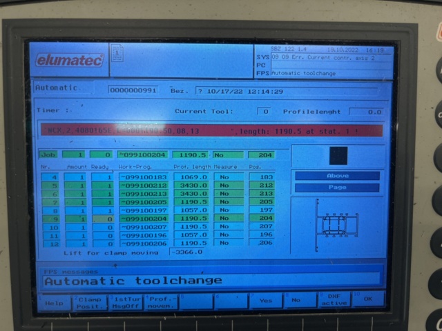 946080-4 CNC Mill Elumatic SBZ 122