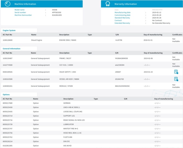 802672-28 Atlas Copco Compressor wagon XAS48 Reg.nr: FDF80C
