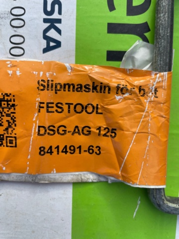 951867-6 Concrete grinder - Festool AG 125-14 DE, with box