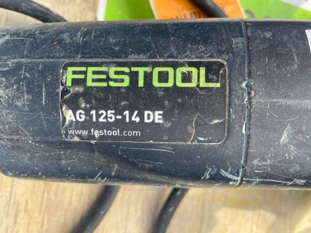 951867-4 Concrete grinder - Festool AG 125-14 DE, with box