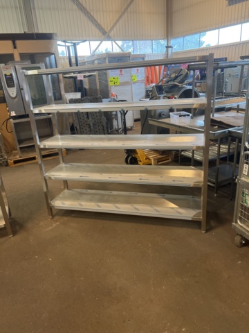 896896-2 New stainless shelf 190cm wide (Fully welded and stable)