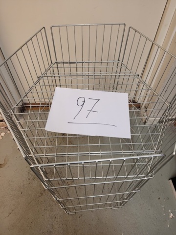 952705-3 Hexagonal baskets, 6 pieces