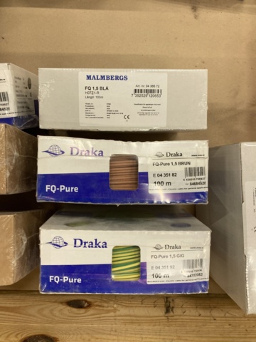 952056-4 Assortment of installation cable Draka, Nexans etc