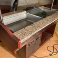 887173-6 Heating and cooling buffet on wheels