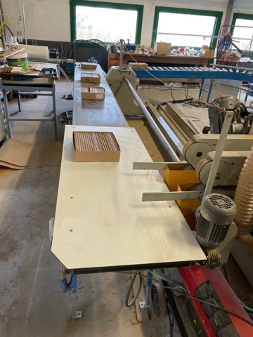 953585-23 Profiling line for herringbone parquet