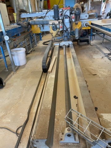 953585-12 Profiling line for herringbone parquet