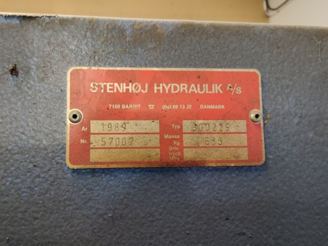 949216-10 Workshop press Stenhøj 60 tons