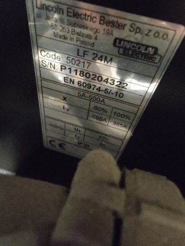 949220-7 Migsvets Lincoln Electric Powertec 505S