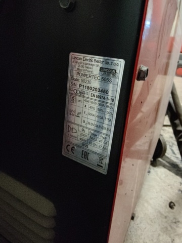 949220-10 Migsvets Lincoln Electric Powertec 505S