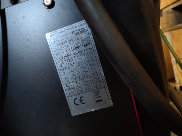 949223-11 Migsvets Lincoln Electric Powertec 505S