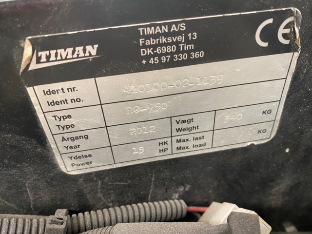 950712-7 Slope mower Timan RC-750 -2012