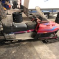 950697-2 Snowmobile POLARIS INDY WIDETRAK GT -1995 + snowmobile sled