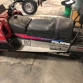950697-10 Snowmobile POLARIS INDY WIDETRAK GT -1995 + snowmobile sled