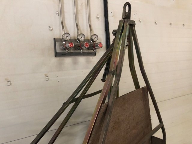 950697-15 Snowmobile POLARIS INDY WIDETRAK GT -1995 + snowmobile sled