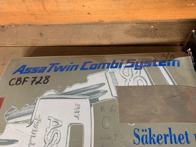 940551-5 Lock cylinders Assa 40 pcs