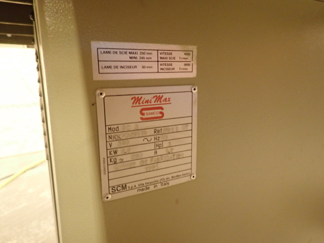 955220-6 Split saw Mini Max samco