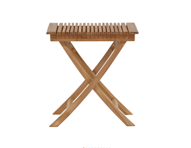 956986-3 Cushion box Keter Comfy 270L & Folding Table In Kalmar, Natural/Wood, 70X70