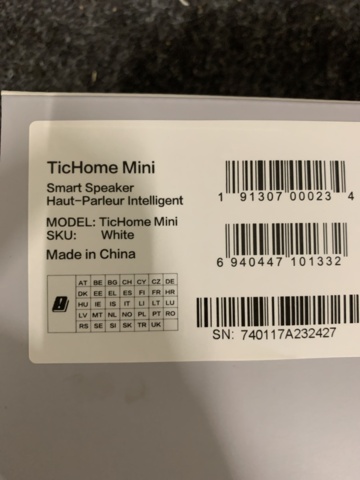 955834-8 Assortment of smart speakers - Mobvoi TicHome Mini