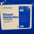 940569-3 Ethanol Disinfection wipes 9 packs of 20 wipes