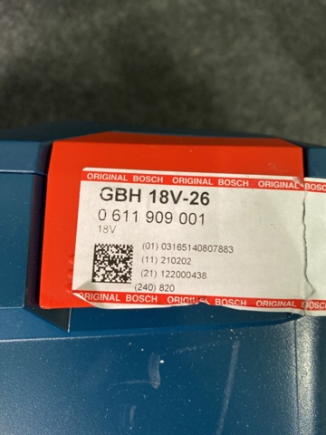 957286-3 Hammer drill Bosch GBH 18V-26