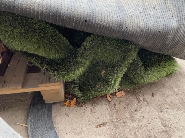 917595-3 Artificial grass roller and large chain