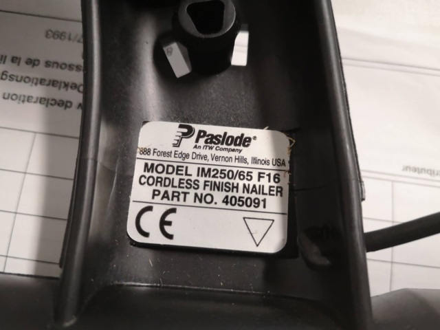 882501-9 Nail gun Paslode Impulse IM250/65 F16