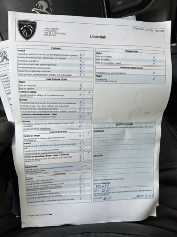 946189-32 Peugeot Partner Increased Payload 1.5 BlueHDi -2019