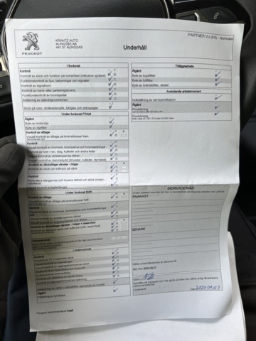 946189-33 Peugeot Partner Increased Payload 1.5 BlueHDi -2019