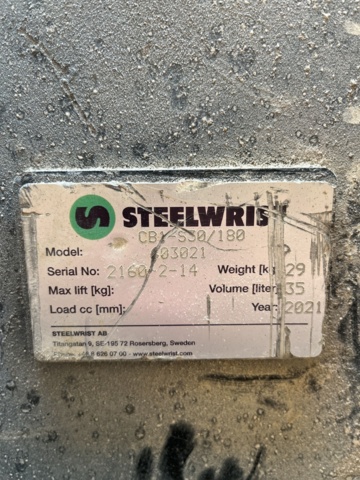 802675-6 SteelWrist buckets 2 pieces Digging bucket DB1 / Cable bucket