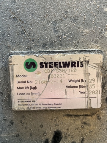 802675-7 SteelWrist buckets 2 pieces Digging bucket DB1 / Cable bucket