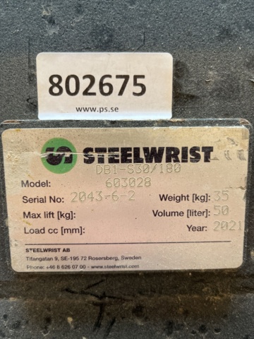 802675-13 SteelWrist buckets 2 pieces Digging bucket DB1 / Cable bucket