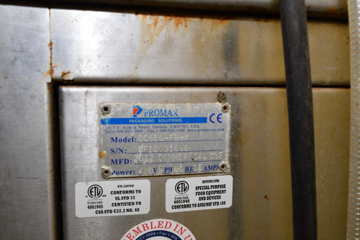 957648-5 Vacuum packaging machine PROMAX DC-650